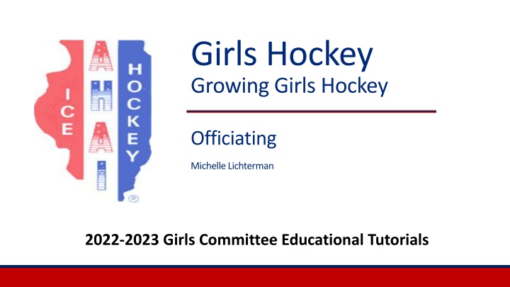 Girls Hockey Officiating - Empowering Girls in Sports