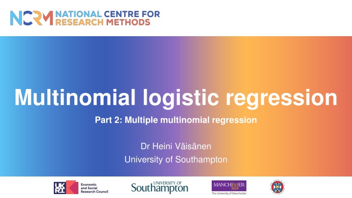 Comprehensive Guide to Multiple Multinomial Logistic Regression with Dr. Heini V.