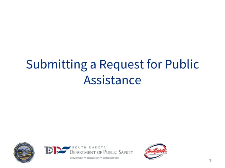 Guide to Submitting Public Assistance Requests