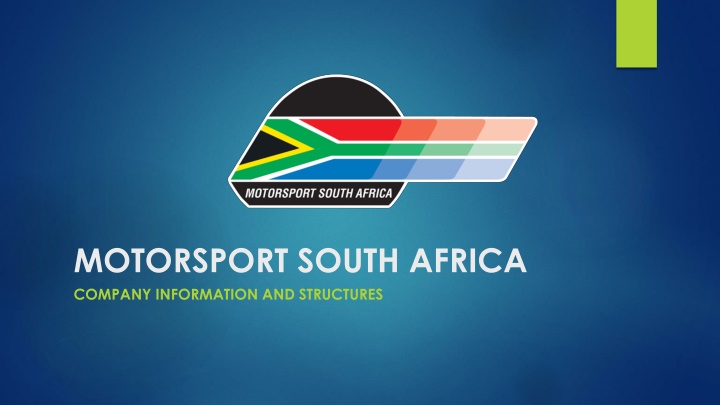 Overview of Motorsport South Africa Company Information and Structures