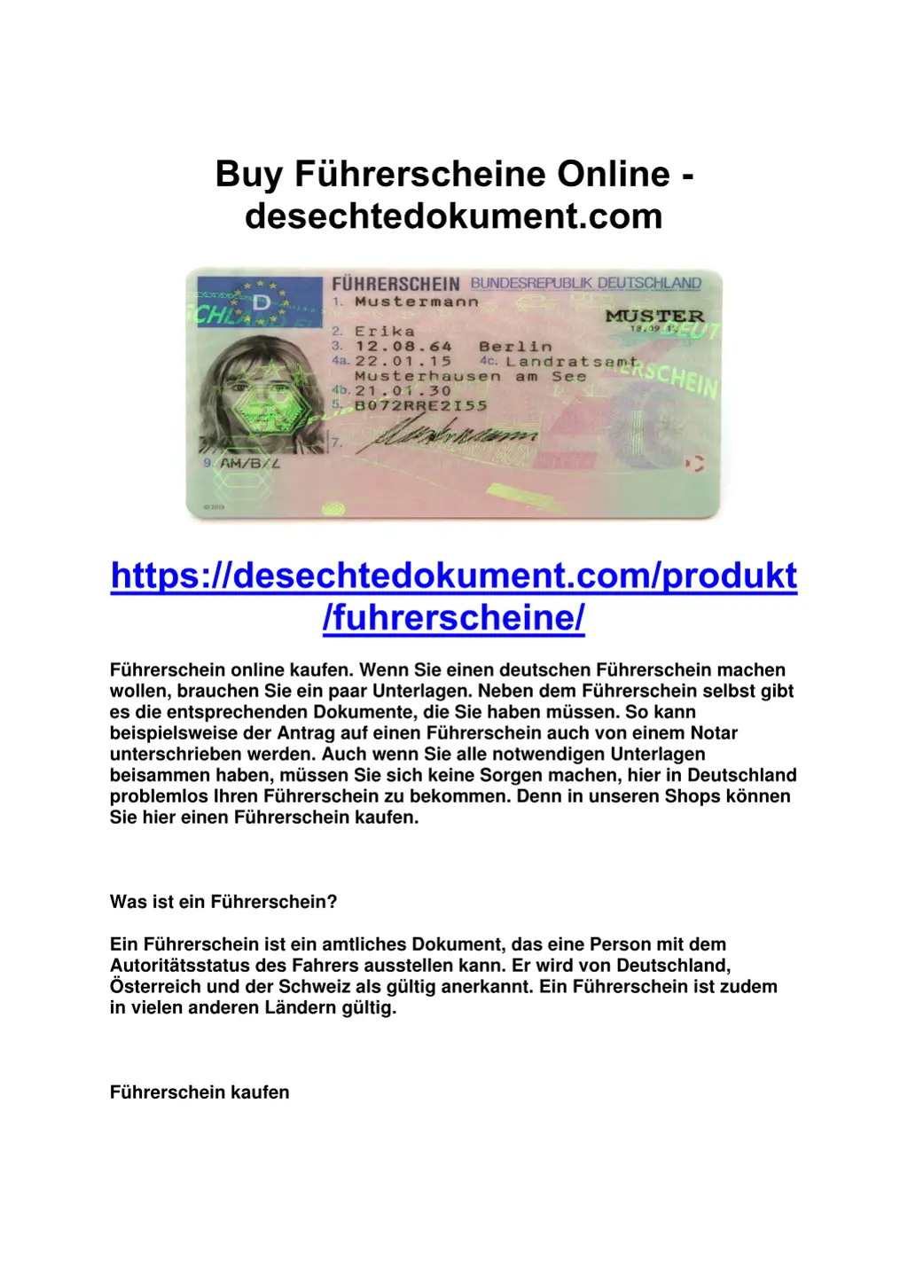 buy f hrerscheine online desechtedokument com n.