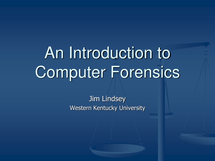 Introduction to Computer Forensics: Uncovering Digital Evidence