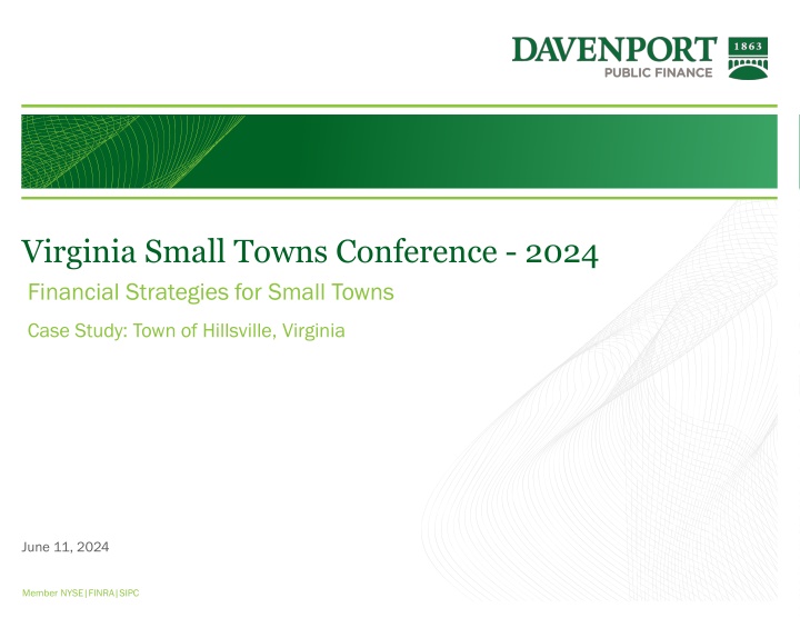 Financial Strategies for Small Towns: Case Study of Town of Hillsville, Virginia