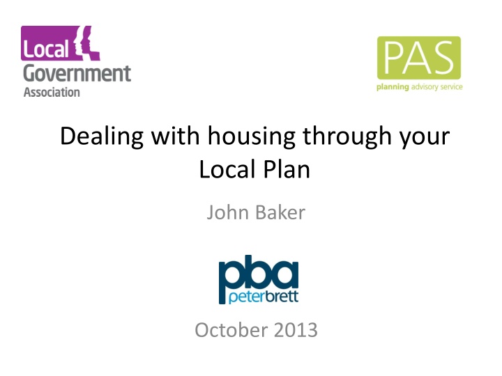 Strategic Housing Provision Through Local Planning