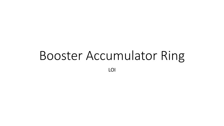 Enhancing Particle Acceleration in Booster with Permanent Magnet Accumulator Ring