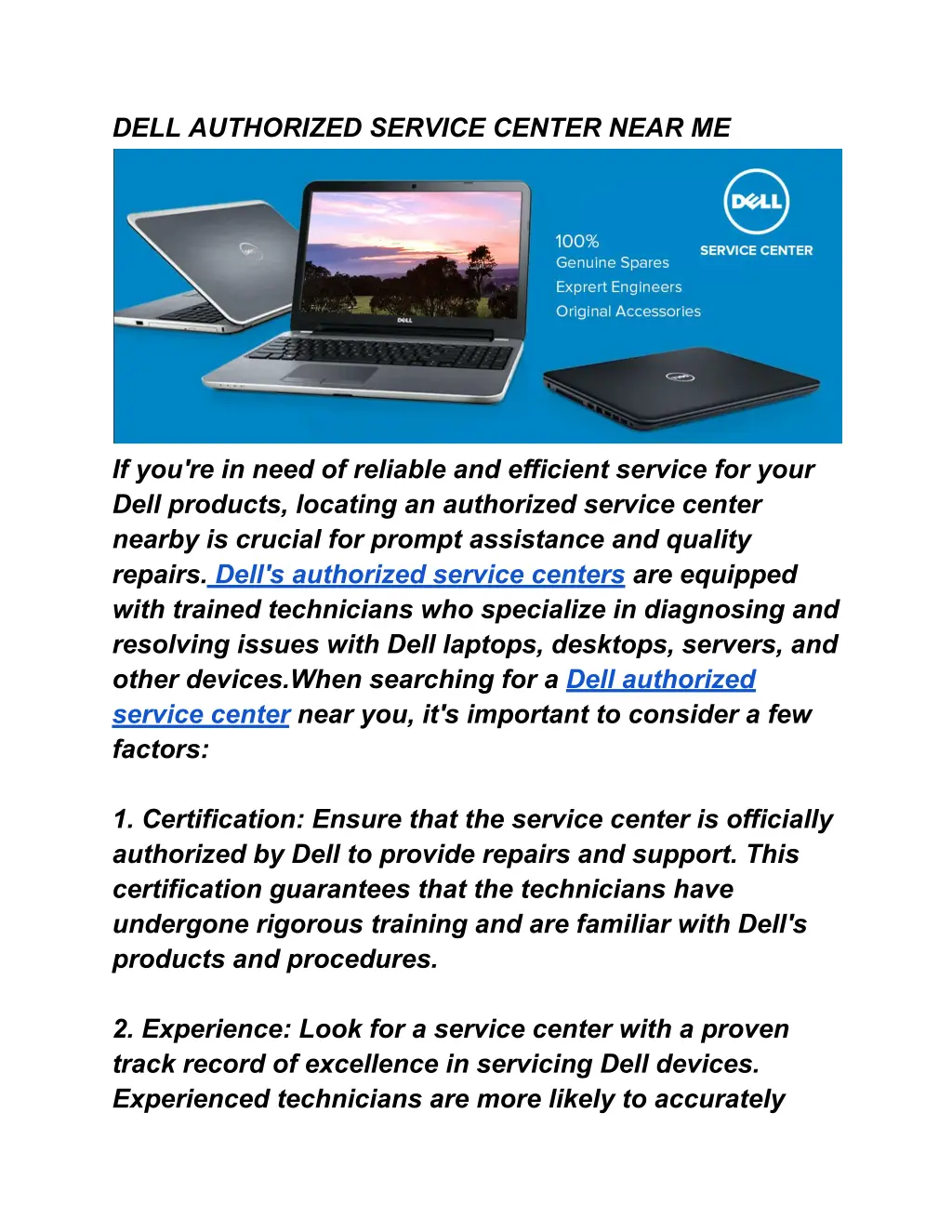dell authorized service center near me n.