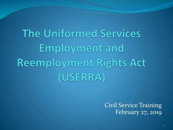 USERRA: Important Facts and Protections for Employees