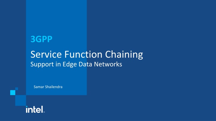 Enhancing Service Function Chaining in Edge Data Networks