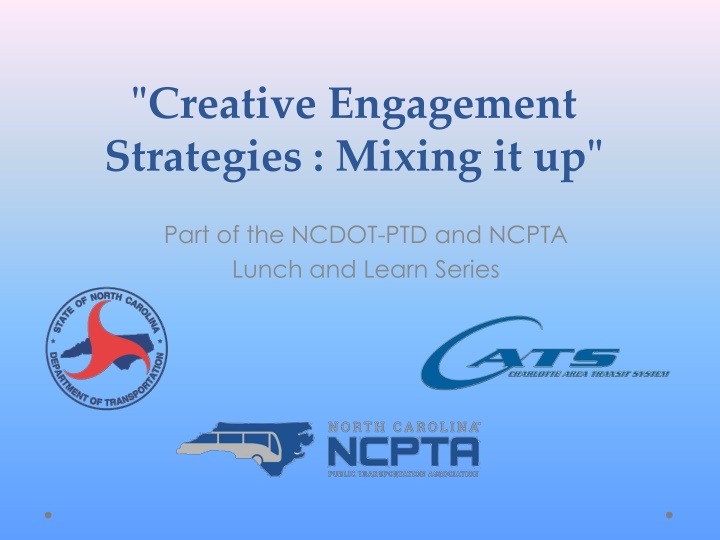 Innovative Engagement Strategies for Transportation Planners
