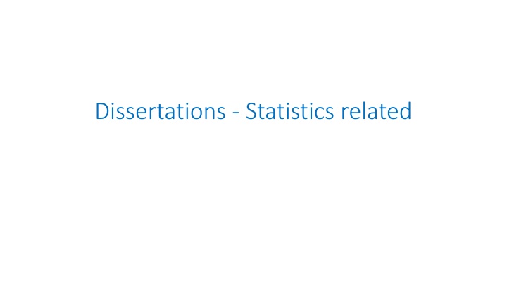 Best Practices for Including Code and Numerical Results in Statistics-related Dissertations