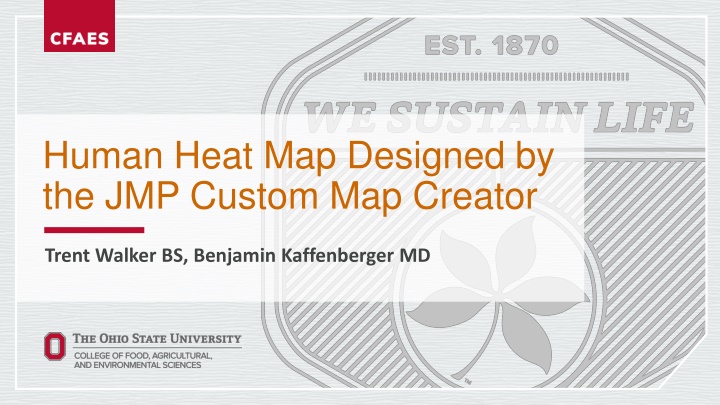 Exploration of Human Heat Map Designed by JMP Custom Map Creator