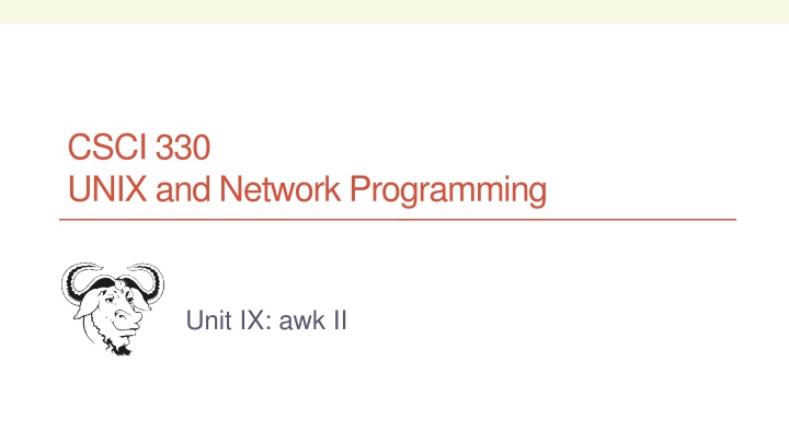 Introduction to Awk: Powerful Text Processing Tool in UNIX