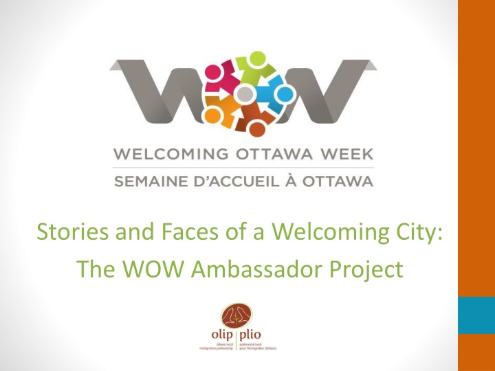 Heartwarming Portraits of WOW Ambassadors in a Welcoming City