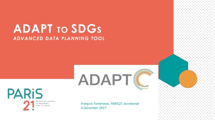 ADAPT to SDGs: Advanced Data Planning Tool for Better Localization and Planning