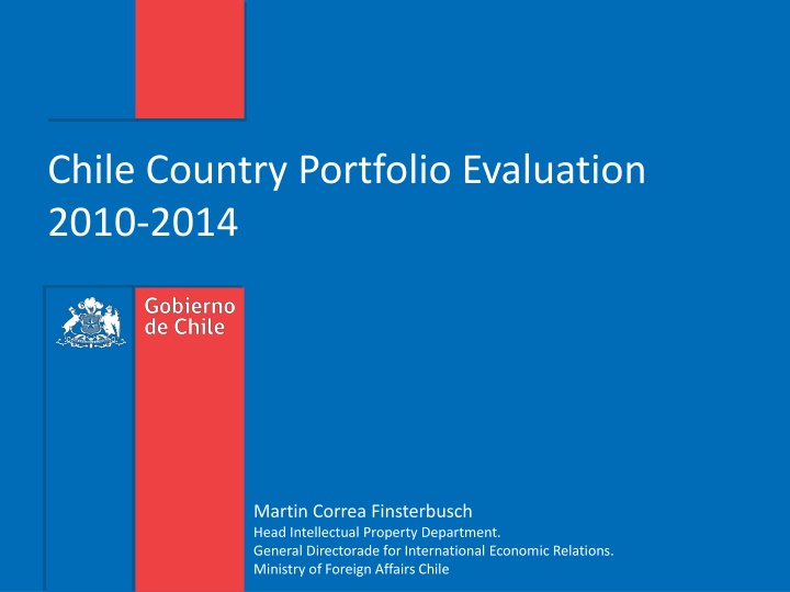 Chile Country Portfolio Evaluation 2010-2014 Summary