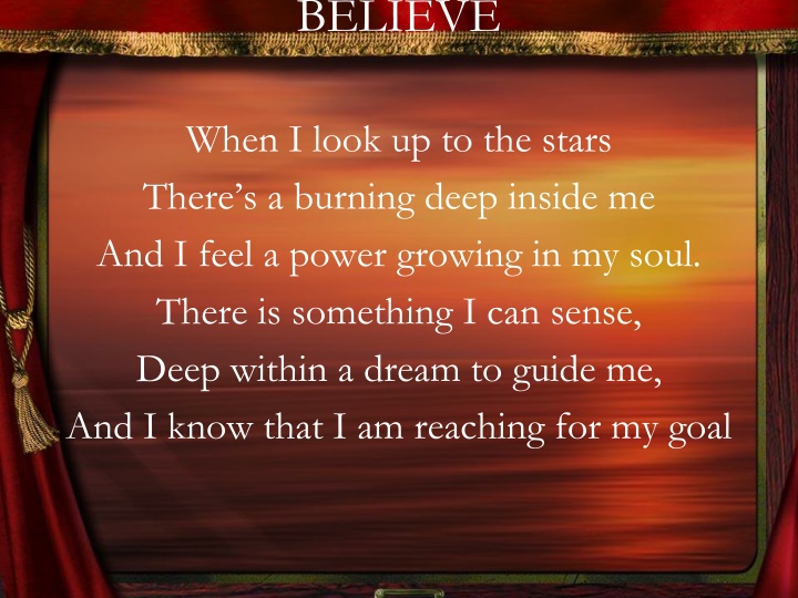 Believe - Embracing the Power Within