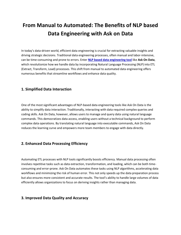 from manual to automated the benefits n.w