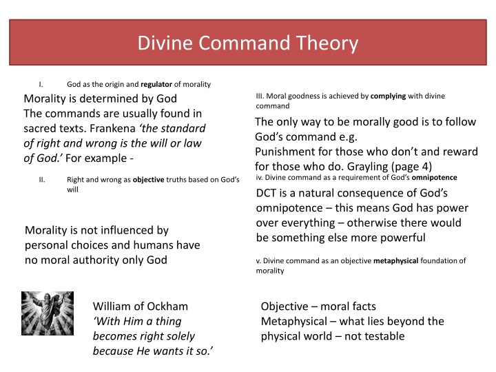 Ethical Theories: Divine Command vs. Virtue Theory Explained