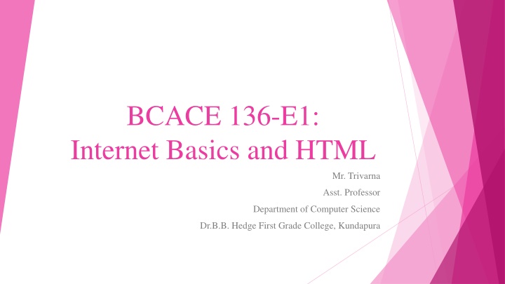 Search Engines: Internet Basics and How to Search Effectively