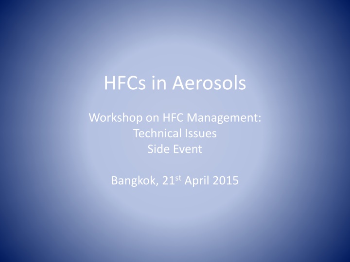 Aerosols: Types, Applications, and Environmental Impact