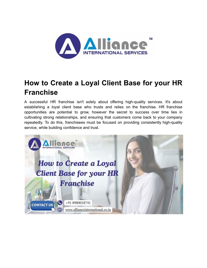 how to create a loyal client base for your n.w