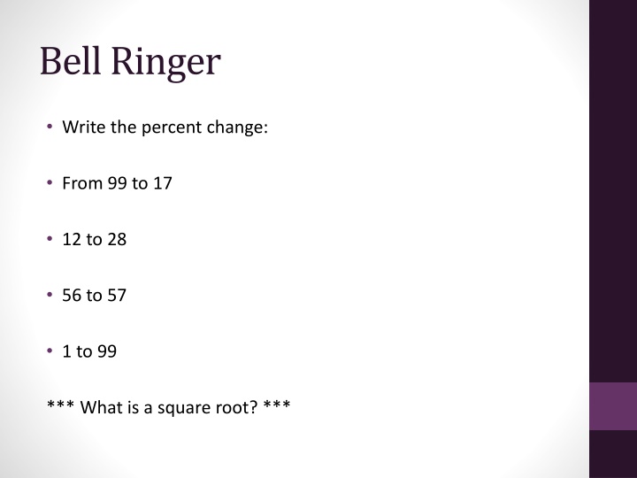Square Roots and Estimation Methods