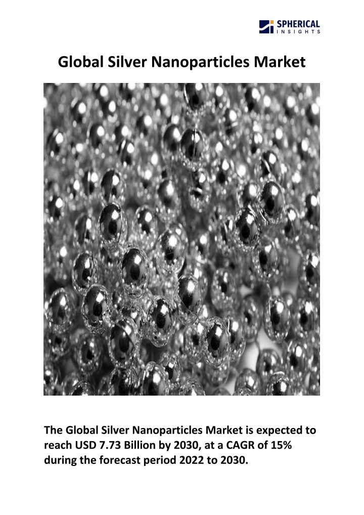 global silver nanoparticles market n.w