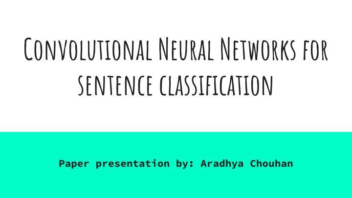 Convolutional Neural Networks for Sentence Classification: A Deep Learning Approach