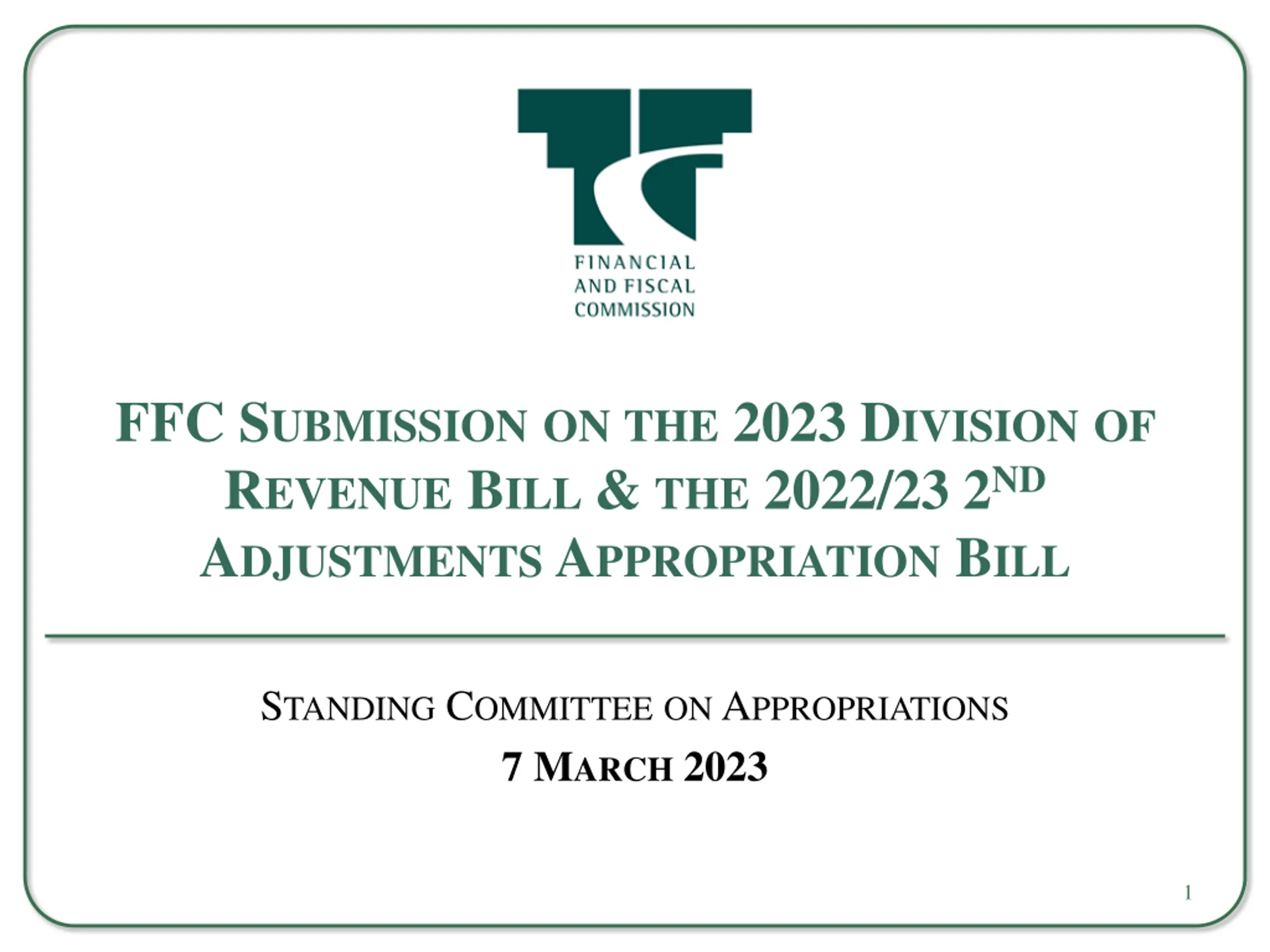 Effective Financial Planning for Government Appropriations