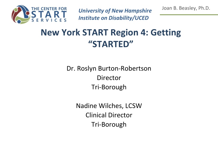 Joan B. Beasley, Ph.D.: Enhancing Services for Individuals with Disabilities