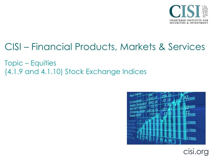 Stock Market Indices and Their Importance