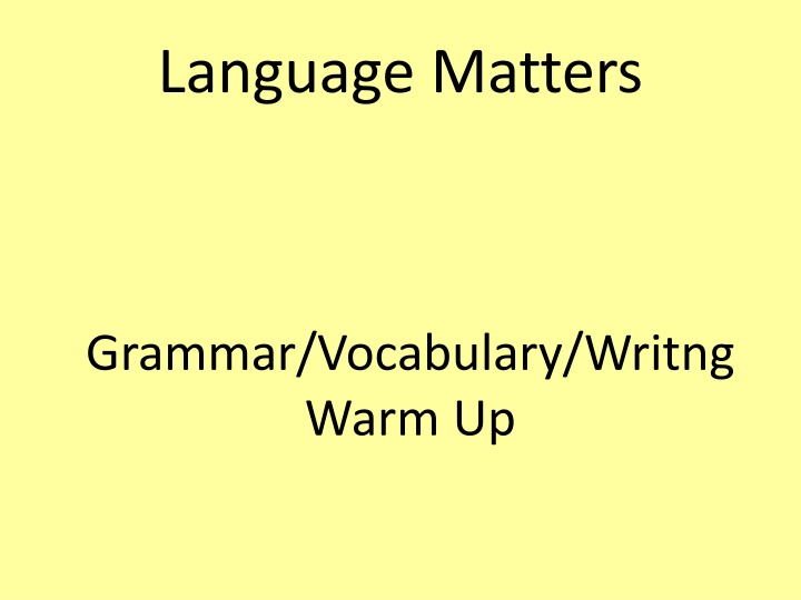 The Importance of Grammar in Language: An Analysis and Debate