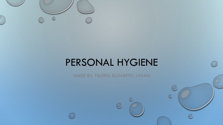 Importance of Personal Hygiene for Young Individuals