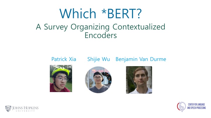 A Comprehensive Overview of BERT and Contextualized Encoders