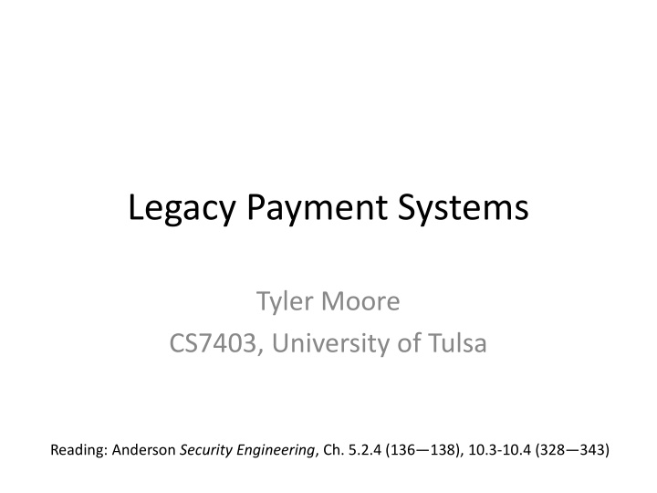 Evolution of Secure Interbank Payment Systems