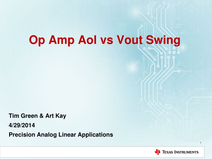 Op-Amp Output Swing Limitations in Linear Applications