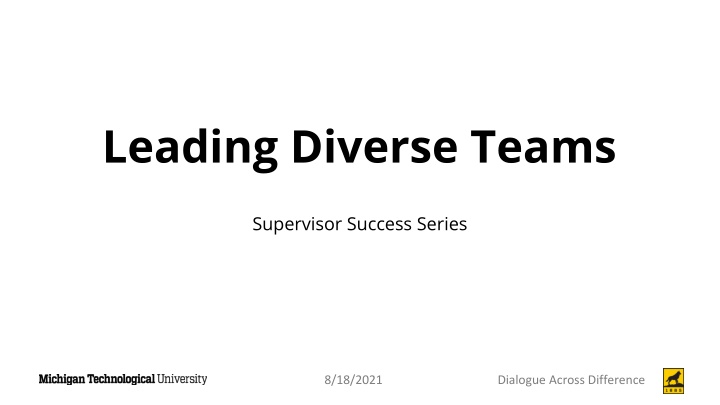 Effective Strategies for Leading Diverse Teams and Building Inclusive Dialogue