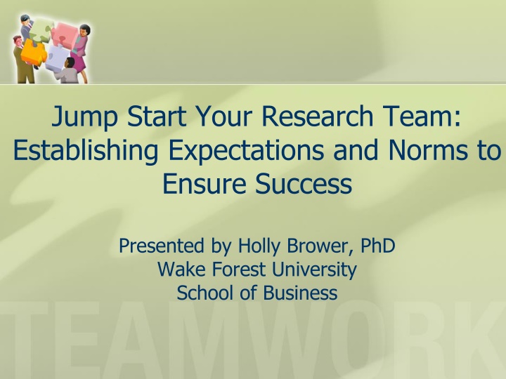 Establishing Effective Research Team Expectations for Success