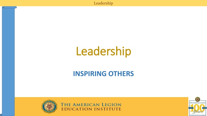 Inspiring Leadership in Military and Legion Contexts