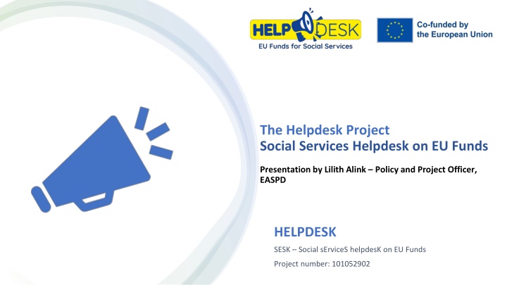 Enhancing Access to EU Funds for Social Services through The Helpdesk Project