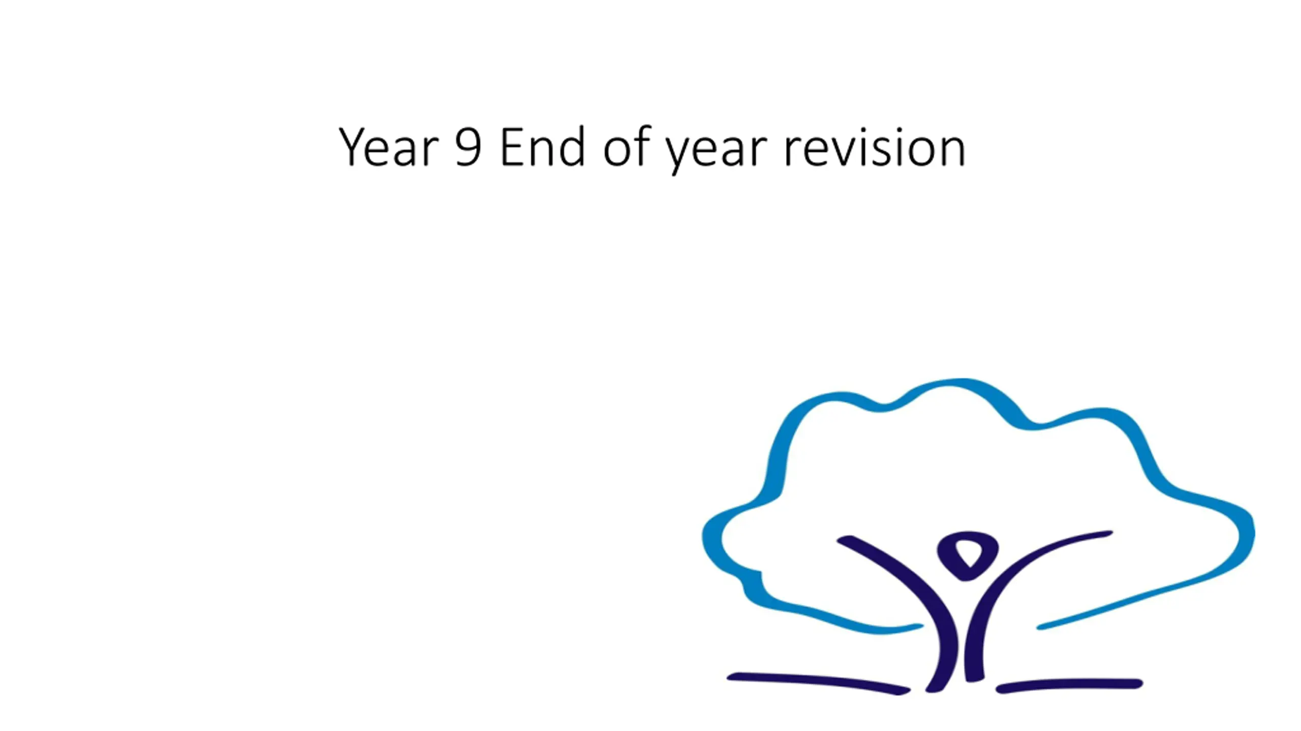 Year 9 End of year revision