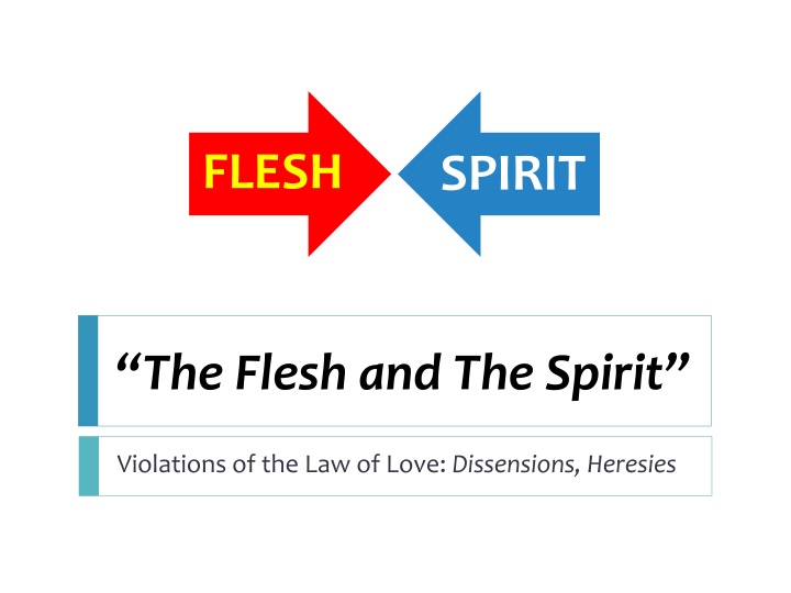 Violations of the Law of Love in Galatians
