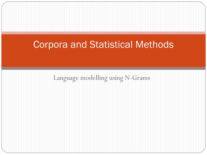 N-Gram Models in Language Modelling