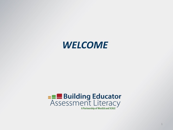 Assessment Literacy Training: Introduction to Performance Assessments