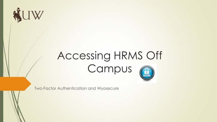 Setting Up Two-Factor Authentication for HRMS Access