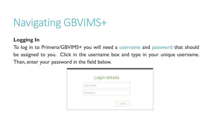 Navigating GBVIMS+: A User Guide for Effective Access and Management