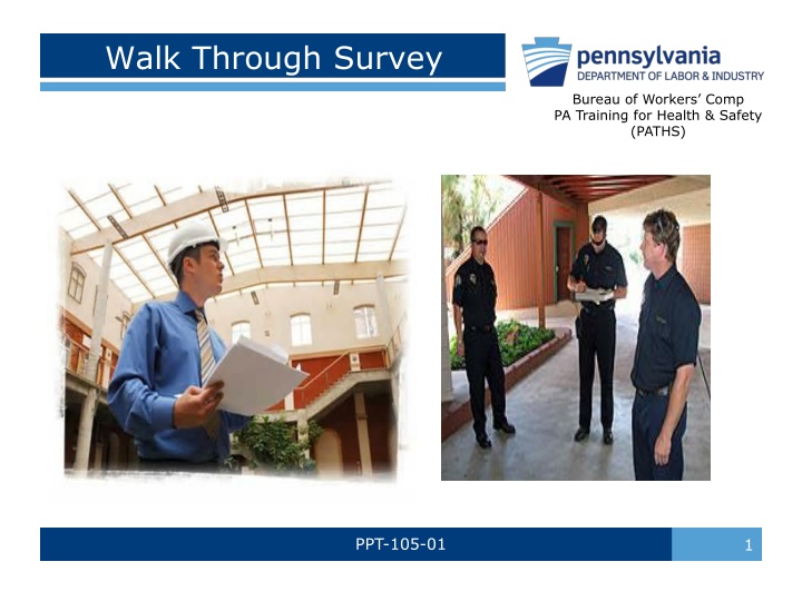 Walk Through Surveys for Health and Safety Training