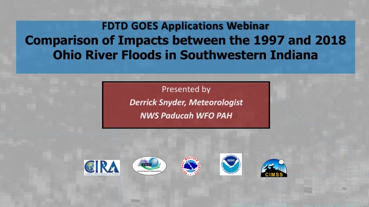 Comparative Analysis of 1997 and 2018 Ohio River Floods in Indiana