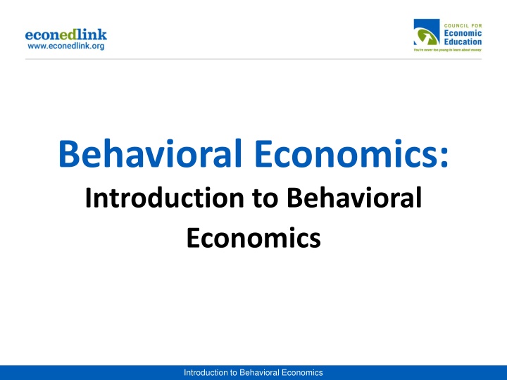 Behavioral Economics: Key Concepts and Insights