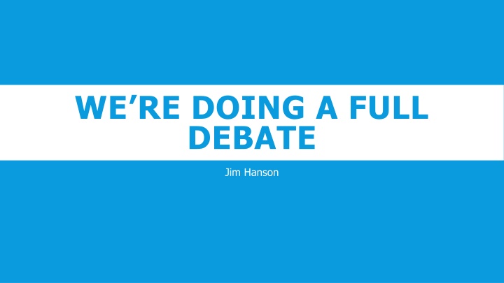 Debate Preparation Guidelines for Pro and Con Debaters
